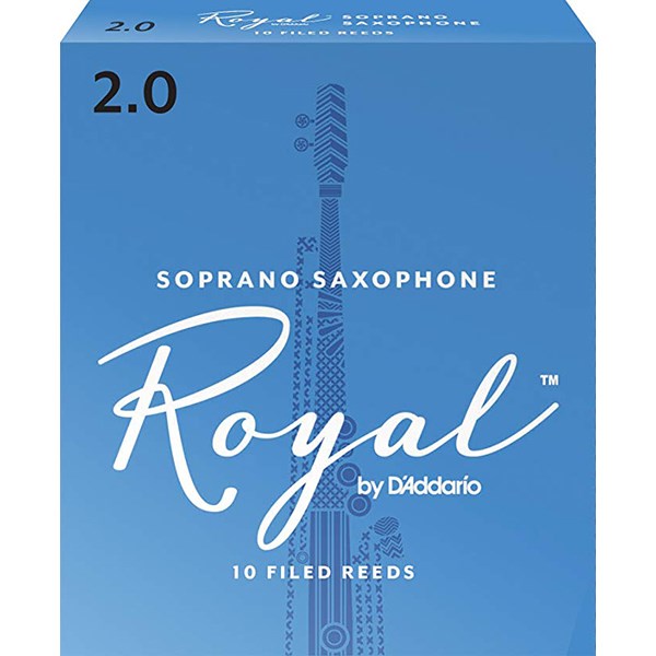 D'Addario Rico RIB1020 Royal Soprano Saxophone Reeds - Strength 2.0 - 1 Piece